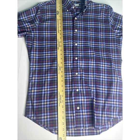 Peter Millar Med New Long Sleeve Dress Shirt Medium Multicolored Plaid - Picture 8 of 9